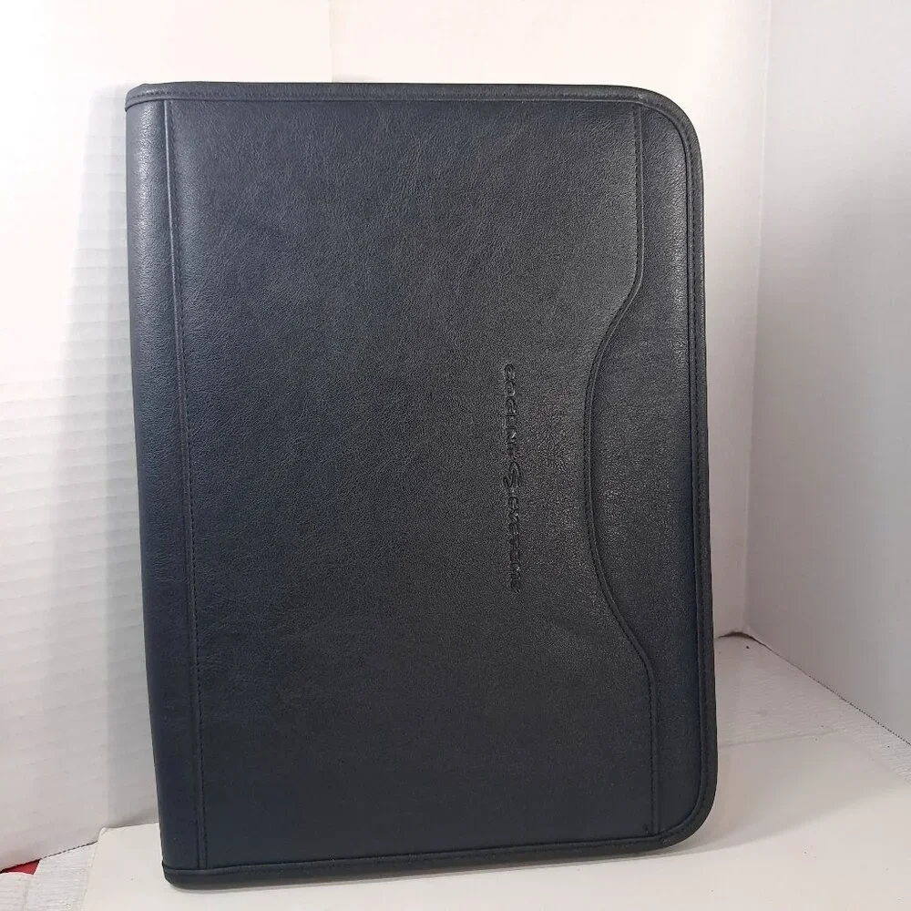 Cogent Systems planner organizer black zippered case office school‎ business